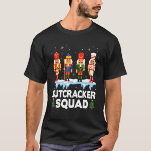 Nutcracker Squad Holiday Ballet Dance Christmas Pa T-Shirt