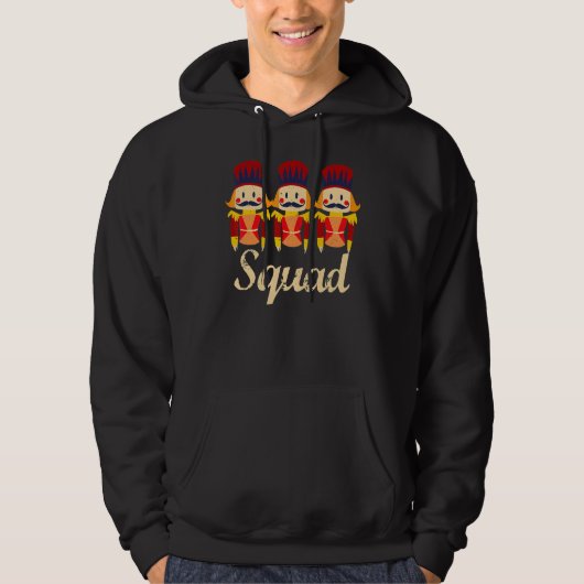 Nutcracker Squad Holiday Ballet Dance Hoodie (Vorderseite)