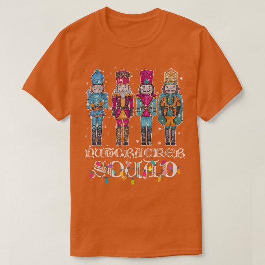 Nutcracker Squad Holiday Ballet Dance Ugly Christm T-Shirt (Design vorne)