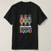 Nutcracker Squad Holiday Ballet Tanz Match Chr T-Shirt (Design vorne)