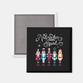 Nutcracker Squad Holiday Weihnachtsjunge Mädchen F Magnet (Vorderseite/Rückseite)