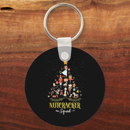 Nutcracker Squad In My Nutcracker Era Christmas Tr Schlüsselanhänger (Vorderseite)