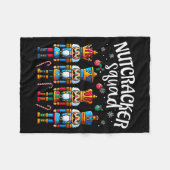 Nutcracker Squad Pajama Merry Christmas Toddler Bo Fleecedecke (Vorderseite (Horizontal))