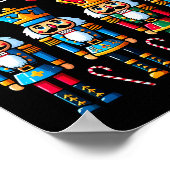 Nutcracker Squad Pajama Merry Christmas Toddler Bo Poster (Ecke)