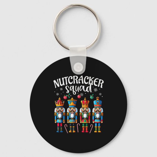 Nutcracker Squad Pajama Merry Christmas Toddler Bo Schlüsselanhänger (Vorderseite)