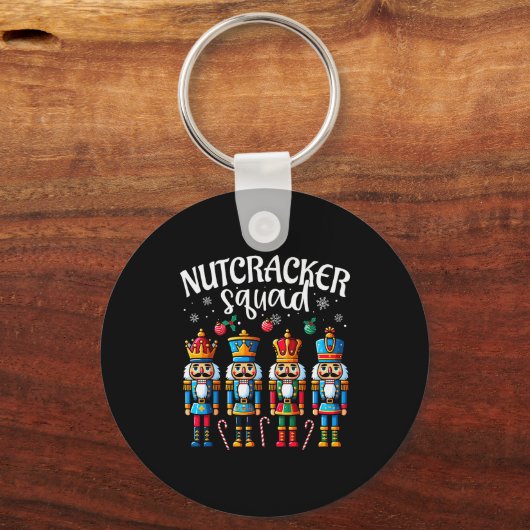 Nutcracker Squad Pajama Merry Christmas Toddler Bo Schlüsselanhänger (Vorderseite)