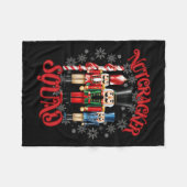 Nutcracker Squad Weihnachtsfeiertag Weihnachten We Fleecedecke (Vorderseite (Horizontal))