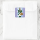 Nutcracker Square Sticker Frosted Blue (Tasche)