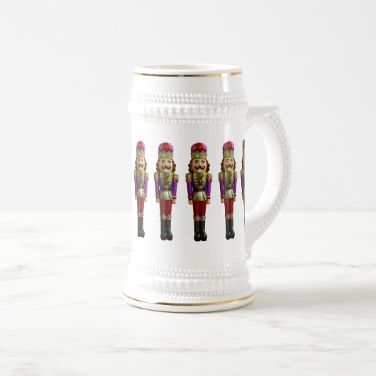 Nutcracker Stein Tasse für Weihnachtsfeiertage (VorderseiteRechts)