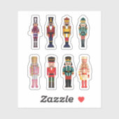Nutcracker Stickers Aufkleber (Blatt)