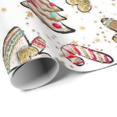 Nutcracker Sugar Plum Fairy Leckereien Geschenkpapier (Rolleneckpunkt)