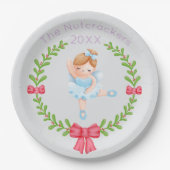 Nutcracker Sugar Plum Fairy Weihnachten Pappteller (Vorderseite)