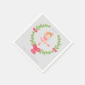 Nutcracker Sugar Plum Fairy Weihnachten Serviette (Ecke)