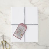 Nutcracker Sugar Plum Geschenk Tag Gefallen Tag Geschenkanhänger (Mit Garn)