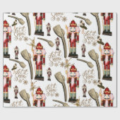 Nutcracker Suite Ballerina Christmas Let it Snow Geschenkpapier (Flach)