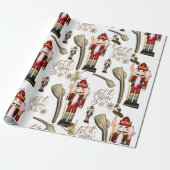 Nutcracker Suite Ballerina Christmas Let it Snow Geschenkpapier (Ungerollt)