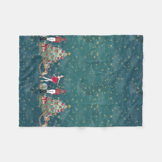 Nutcracker Suite Ballerina Fairy Soldier Fleece (Vorderseite (Horizontal))