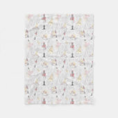 Nutcracker Suite Ballerina Fairy Soldier Fleecedecke (Vorderseite)