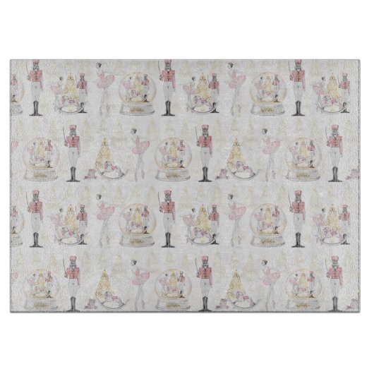 Nutcracker Suite Ballerina Soldier Schneidebrett (Vorderseite)