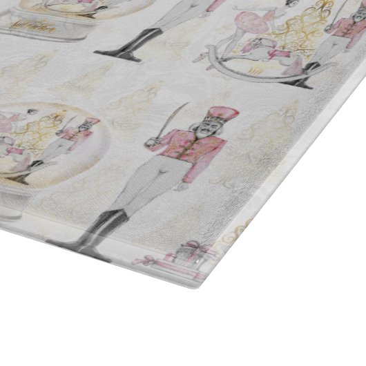 Nutcracker Suite Ballerina Soldier Schneidebrett (Ecke)