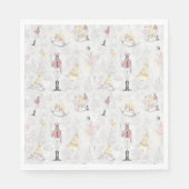 Nutcracker Suite Ballerina Sugar Plum Fairy Serviette (Vorderseite)