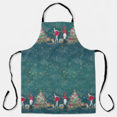 Nutcracker Suite Ballerina Toy Soldier Tree Schürz Schürze (Vorderseite)