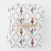 Nutcracker Suite Ballet Classic Weihnachten Geschenkpapier Set (Beispiel)