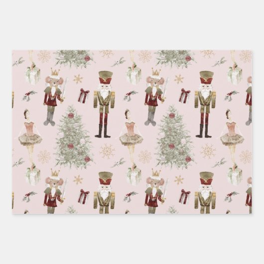 Nutcracker Suite Ballet Geschenkpapier Set (Vorderseite 2)