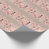 Nutcracker Suite Frohe Weihnachtszucker Pflaume Fa Geschenkpapier (Ecke)