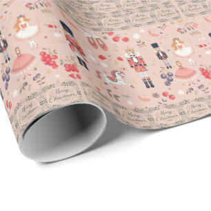 Nutcracker Suite Frohe Weihnachtszucker Pflaume Fa Geschenkpapier