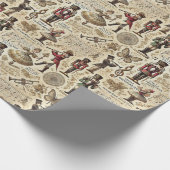 Nutcracker Suite II Beige Geschenkpapier (Ecke)