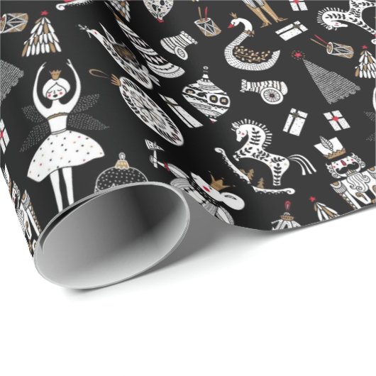 Nutcracker Suite Packpapier (Rolleneckpunkt)