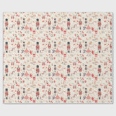 Nutcracker Suite Sugar Plum Fairy Pferde Geschenkpapier (Flach)