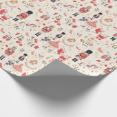 Nutcracker Suite Sugar Plum Fairy Pferde Geschenkpapier (Ecke)