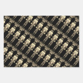 Nutcracker Suite Toy Soldiers Rocking Pferde | Geschenkpapier Set (Vorderseite 3)