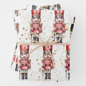 Nutcracker Suite Toy Soldiers Stars | Geschenkpapier Set (Beispiel)