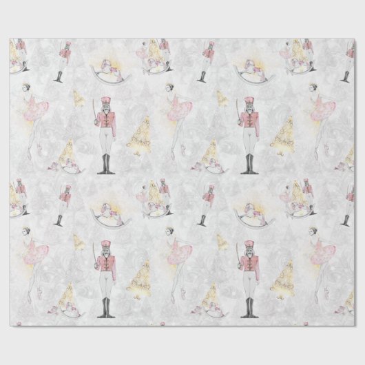 Nutcracker Suite Weihnachten Geschenkpapier (Flach)
