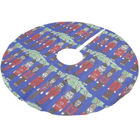 Nutcracker Suite Weihnachtsbaumrock Polyester Weihnachtsbaumdecke (Schrägansicht)