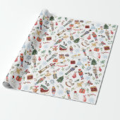 Nutcracker Suite Weihnachtsgeschenk Wrap Geschenkpapier (Ungerollt)