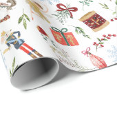 Nutcracker Suite Weihnachtsgeschenk Wrap Geschenkpapier (Rolleneckpunkt)