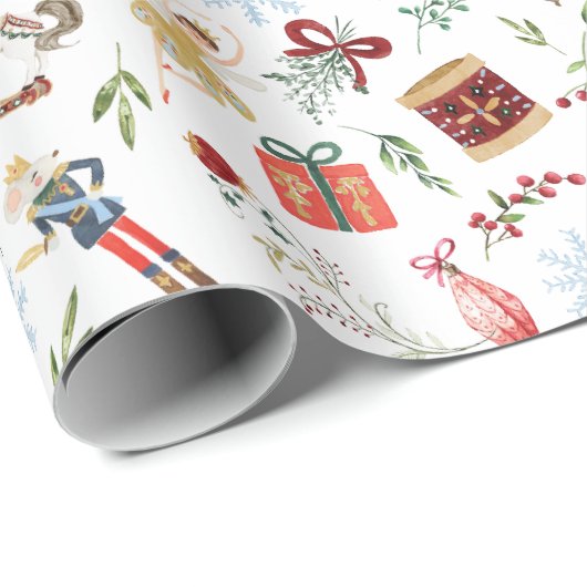 Nutcracker Suite Weihnachtsgeschenk Wrap Geschenkpapier (Rolleneckpunkt)