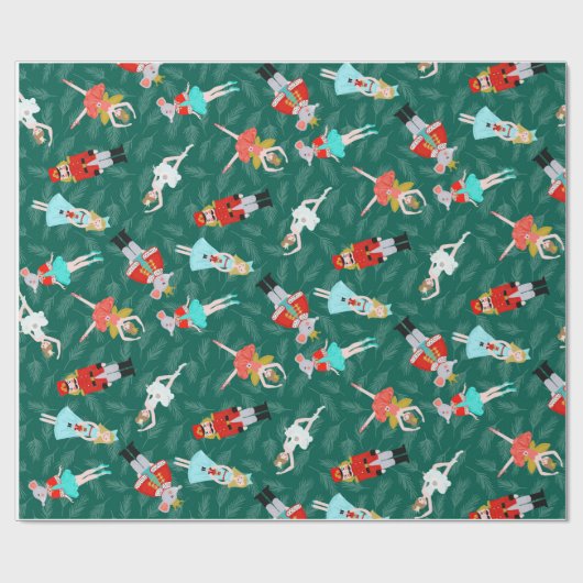 Nutcracker Suite Wrapping Paper Geschenkpapier (Flach)