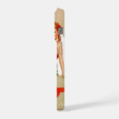 Nutcracker Süße Retro-Pinup-Weihnachten-iPhone-Hül iPhone Hülle (Linke Seite)