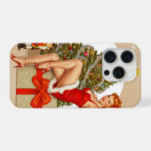 Nutcracker Süße Retro-Pinup-Weihnachten-iPhone-Hül iPhone Hülle (Rückseite (Horizontal))
