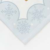 Nutcracker-Süßigkeiten Fleecedecke (Ecke)