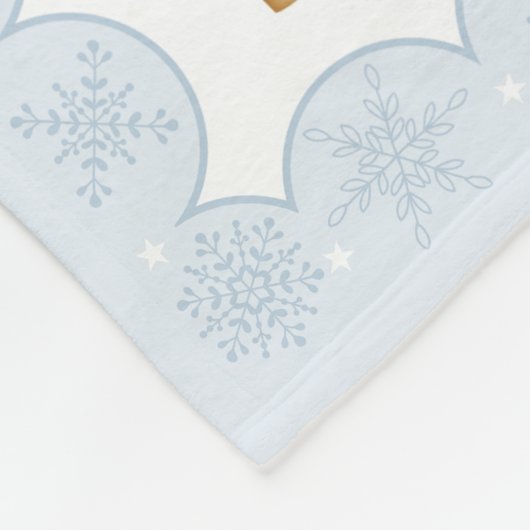 Nutcracker-Süßigkeiten Fleecedecke (Ecke)