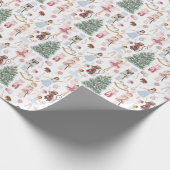 Nutcracker-Süßigkeiten Geschenkpapier (Ecke)