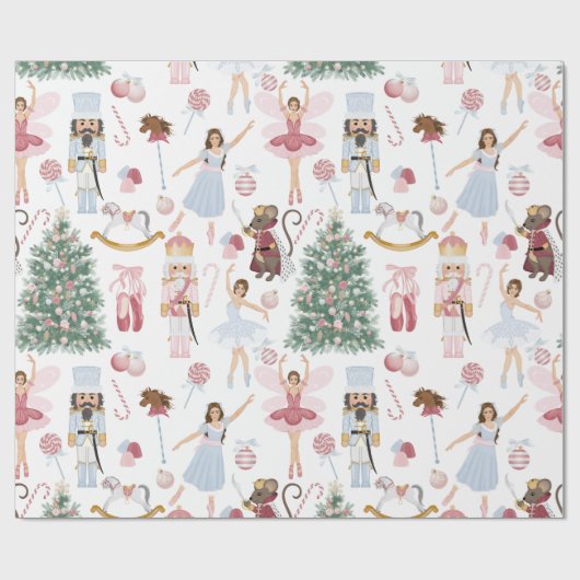 Nutcracker-Süßigkeiten Geschenkpapier (Flach)