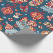 Nutcracker-Süßigkeiten Geschenkpapier (Ecke)