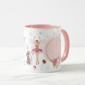 Nutcracker-Süßigkeiten individuelle Name-Tasse Tasse (VorderseiteRechts)